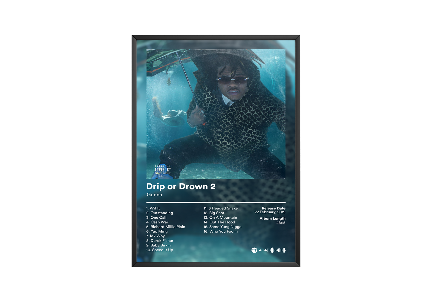 Gunna 'Drip or Drown 2' Album Poster