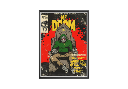 MF Doom 'Comic' Poster