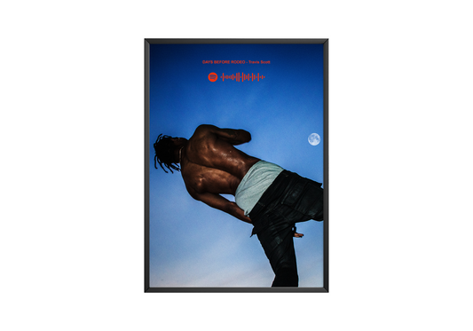 Travis Scott 'Days Before Rodeo' Spotify Poster