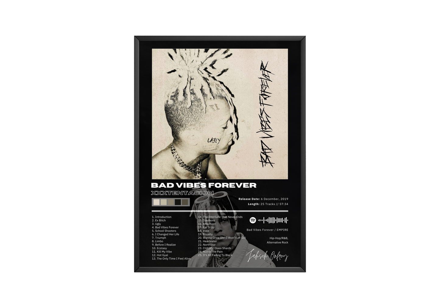 XXXTENTACION 'Bad Vibes Forever' Album Poster