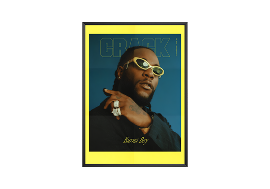 Burna Boy 'Crack Magazine' Poster