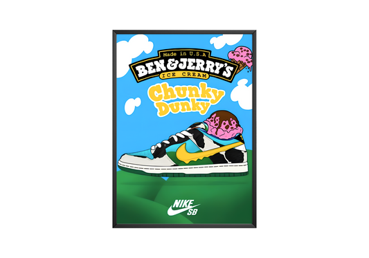 Chunky Dunky Sneaker Poster