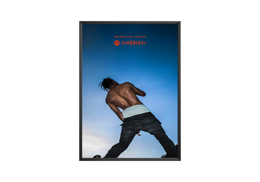 Travis Scott 'Days Before Rodeo' Spotify Poster