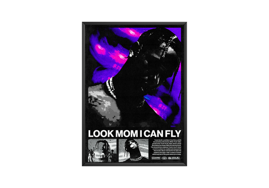 Travis Scott 'Look Mom' Retro Poster