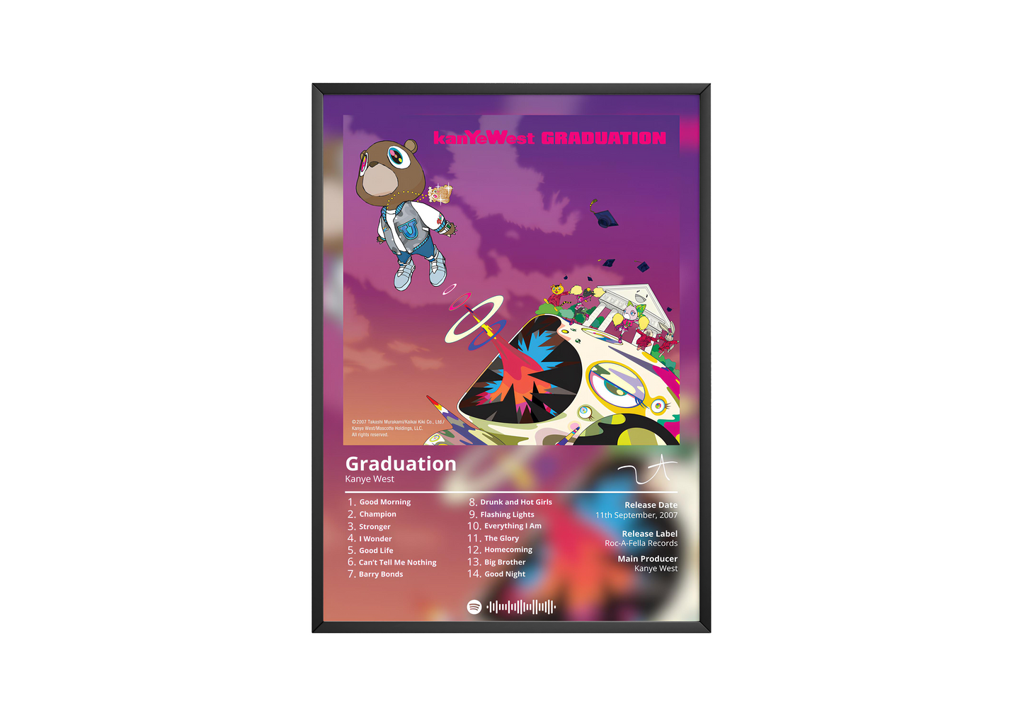 Kanye West 'Graduation' Album Poster