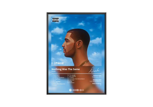 Drake - "Nothing Was The Same" Album Poster