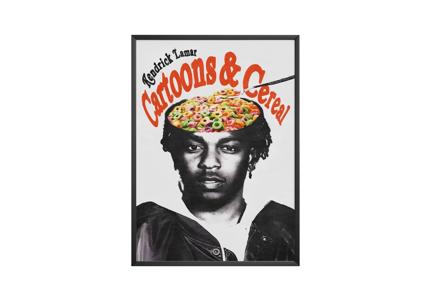 Kendrick Lamar - Cartoons & Cereal Poster