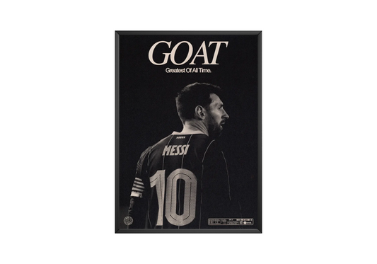 Lionel Messi 'GOAT' Poster