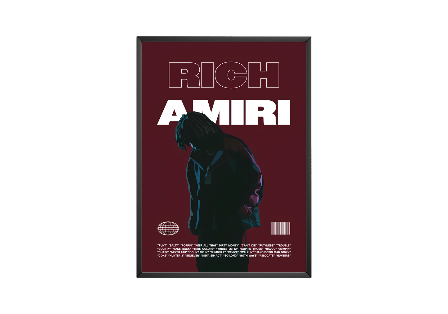 Rich Amiri 'Focus' Red Poster