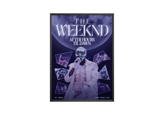 The Weeknd 'After Hours' Tour Poster