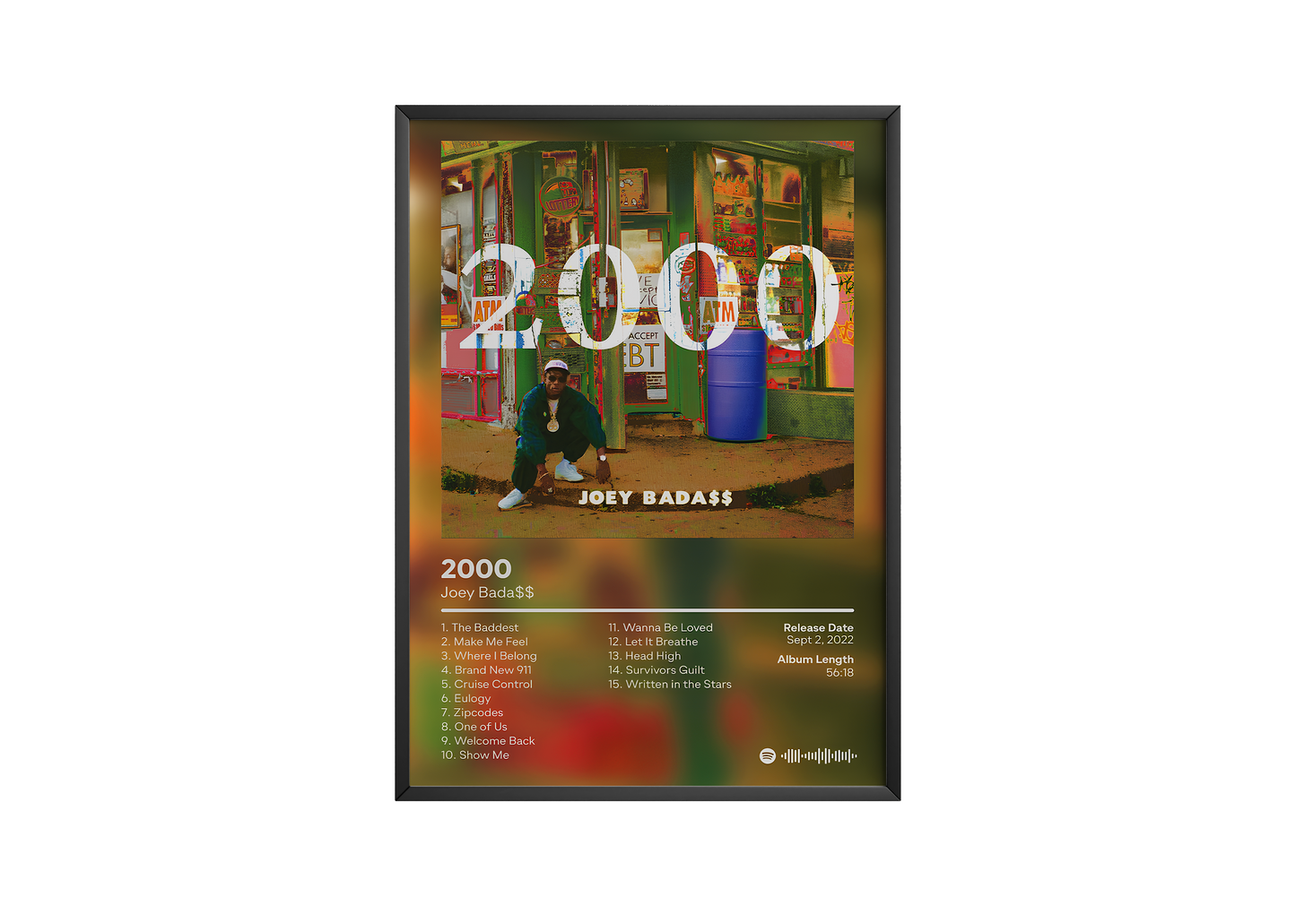 Joey Bada$$ '2000' Album Poster