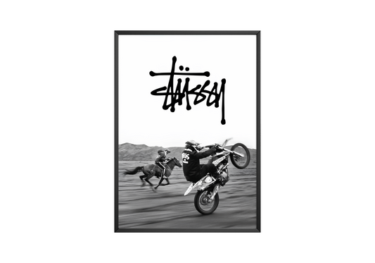 Stussy Motorbike Poster