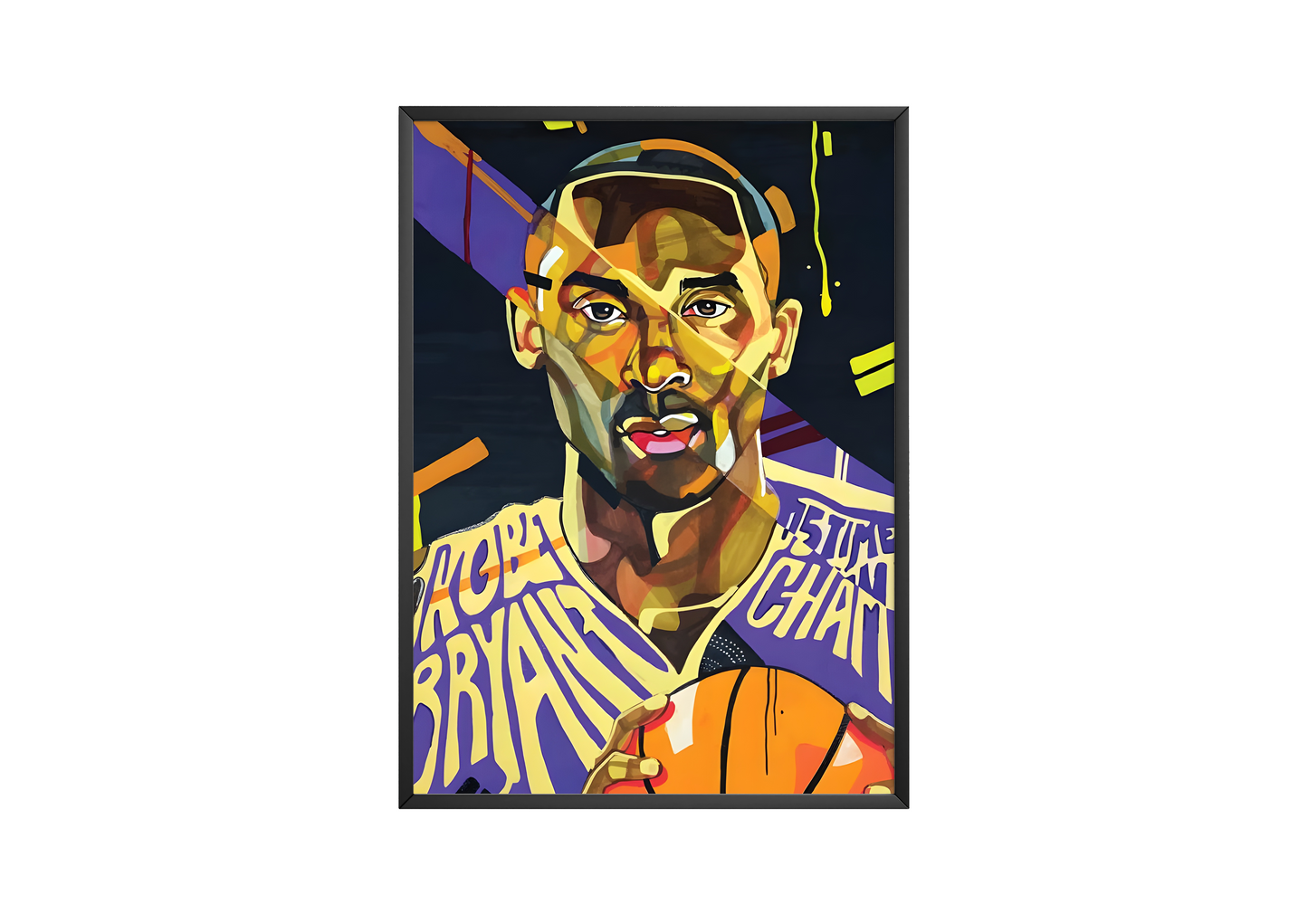 Kobe Bryant Painting Poster