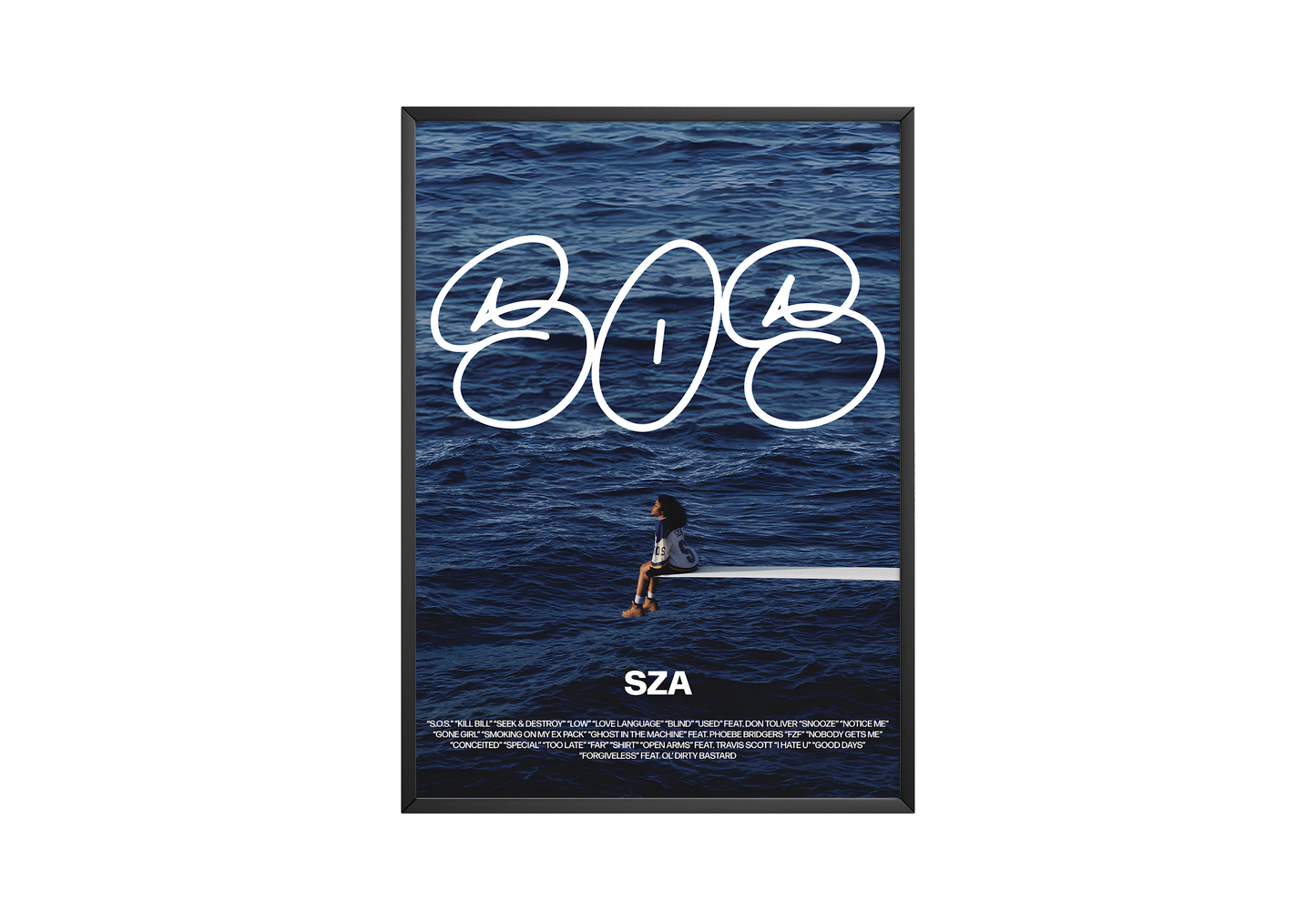 SZA 'SOS' Bubble Poster