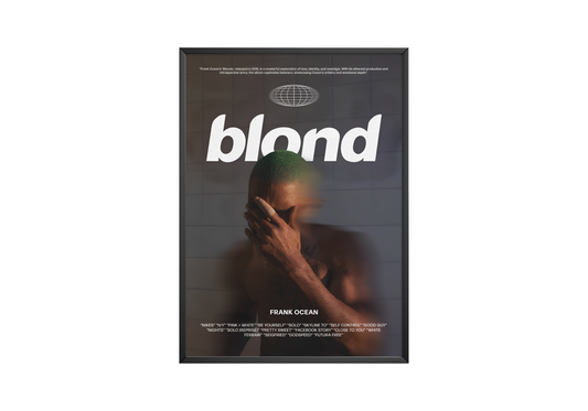 Frank Ocean 'Blond' Chronicle Poster