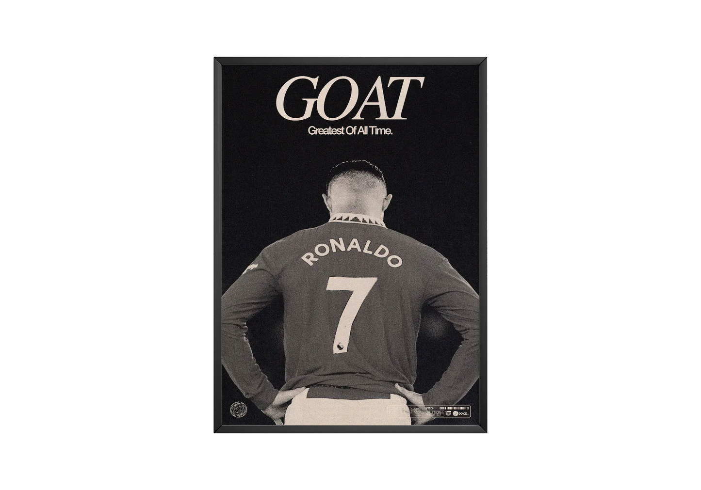 Cristiano Ronaldo 'GOAT' Poster