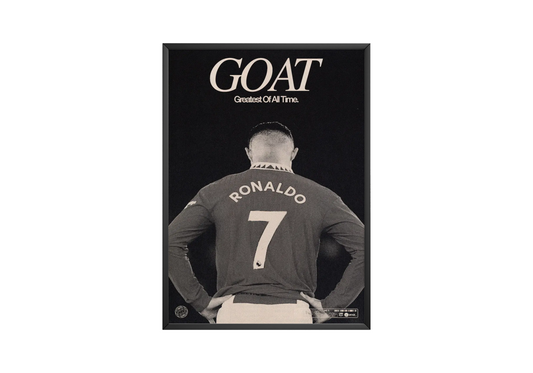 Cristiano Ronaldo 'GOAT' Poster