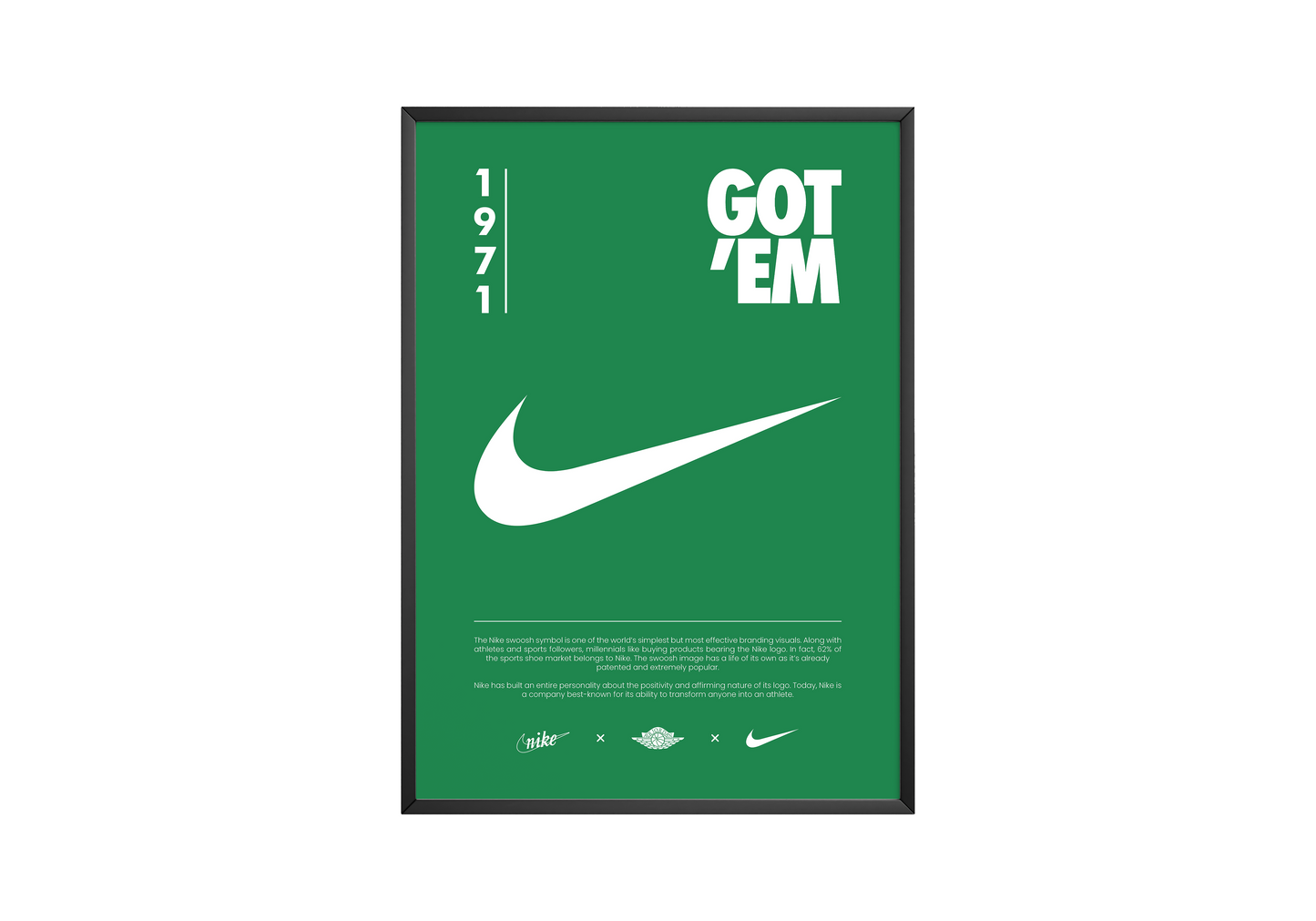 Nike Origins Green Poster