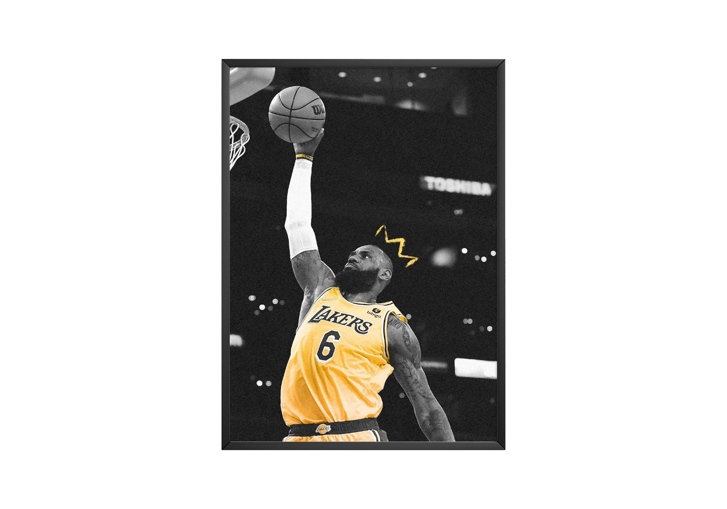 Lebron James 'KING' Poster