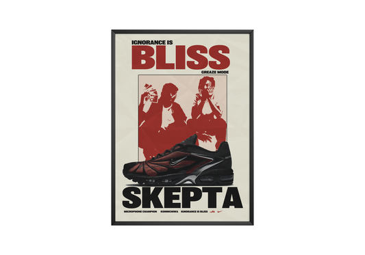 Skepta - Ignorance Is Bliss Sneaker Poster