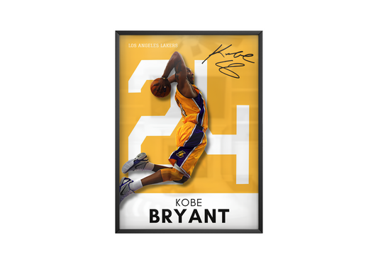 Kobe Bryant 'Signature' LAL Poster