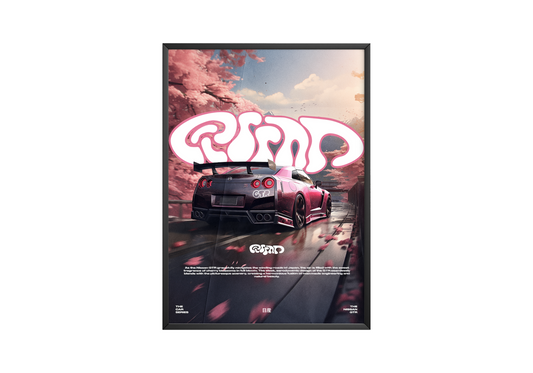 Nissan GTR Poster