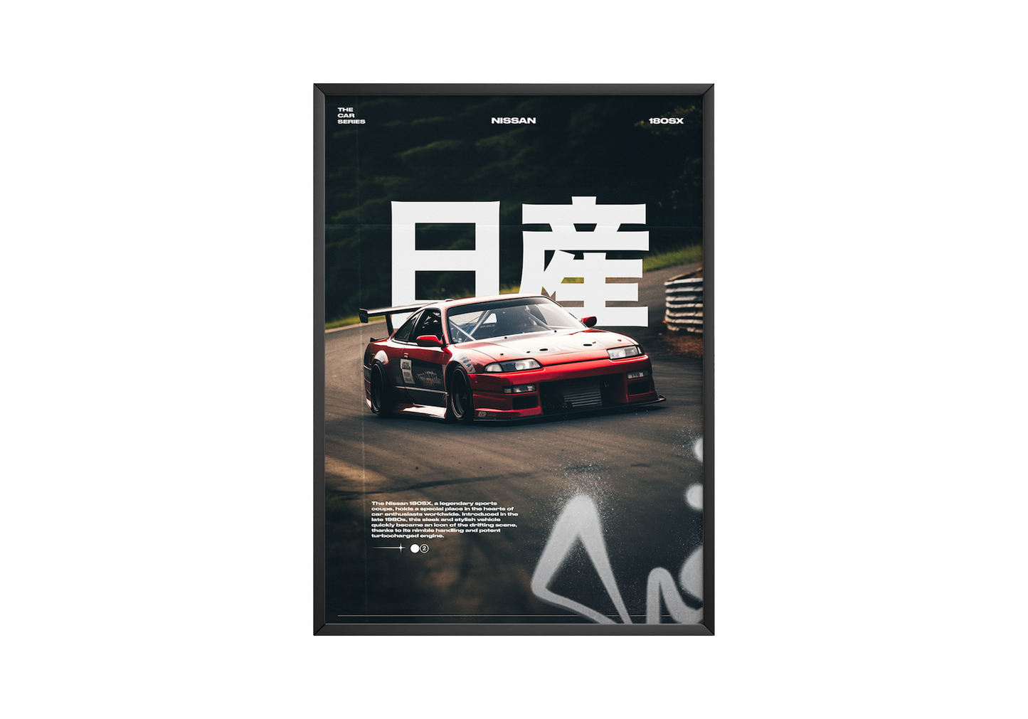 Nissan 180SX Poster