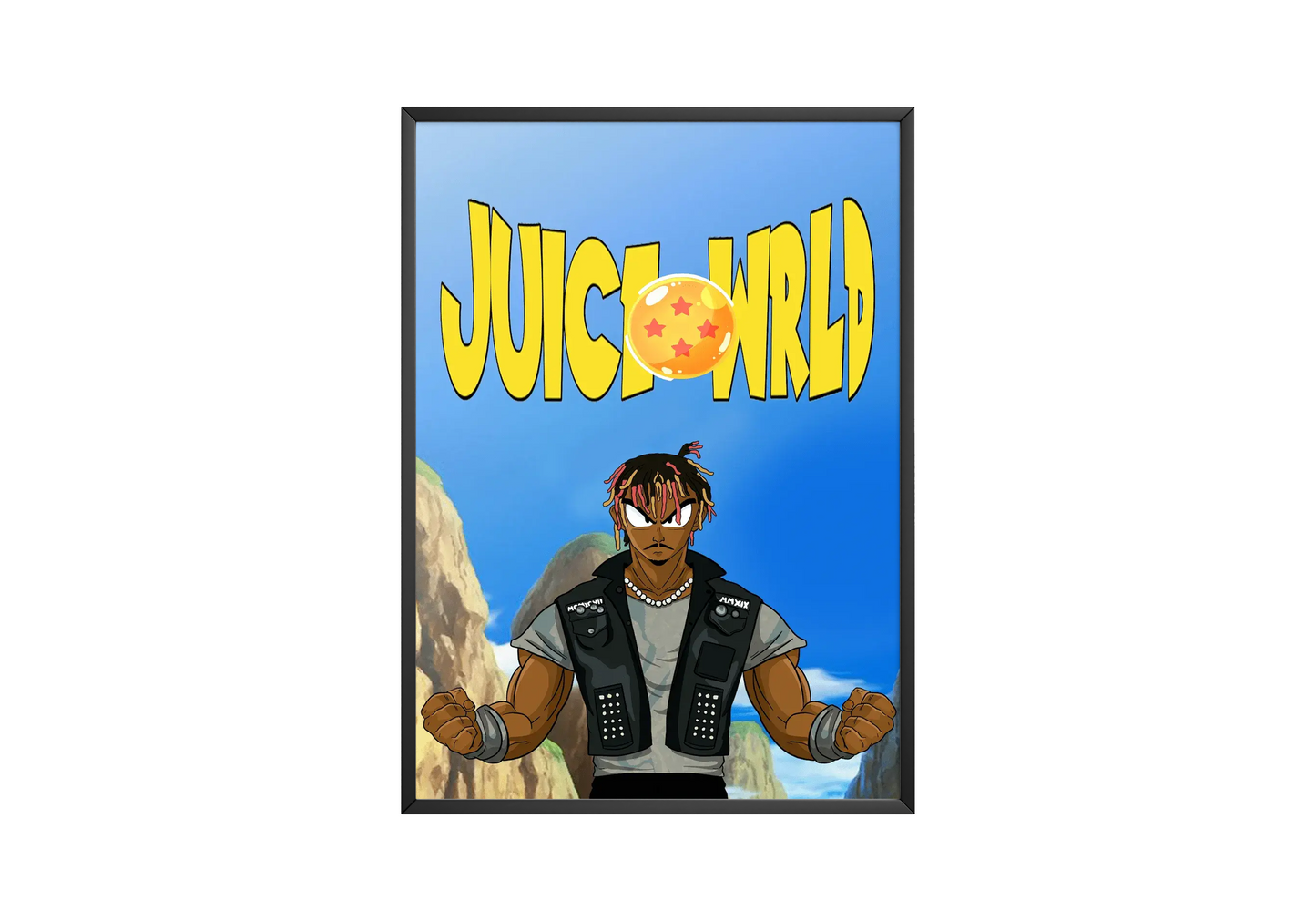 Juice WRLD x Dragon Ball Poster