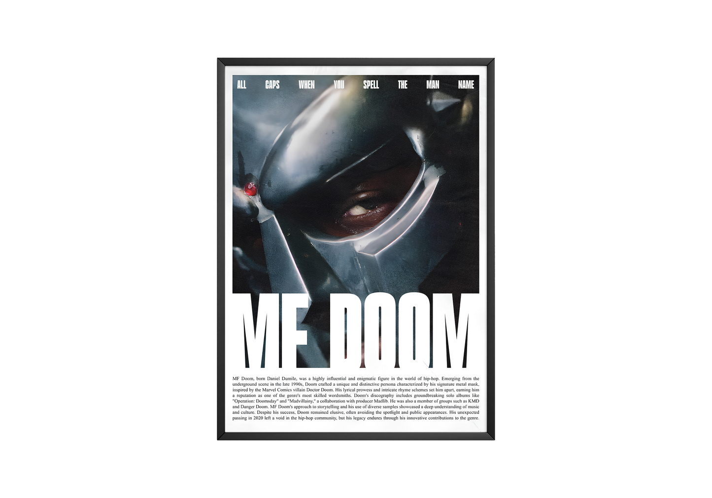 MF Doom 'Chronicle' Poster