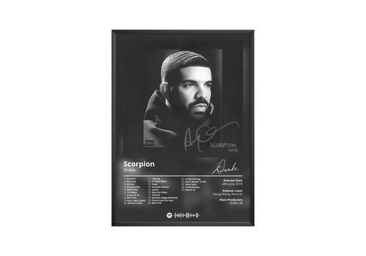 Drake - "Scorpion" Album Poster