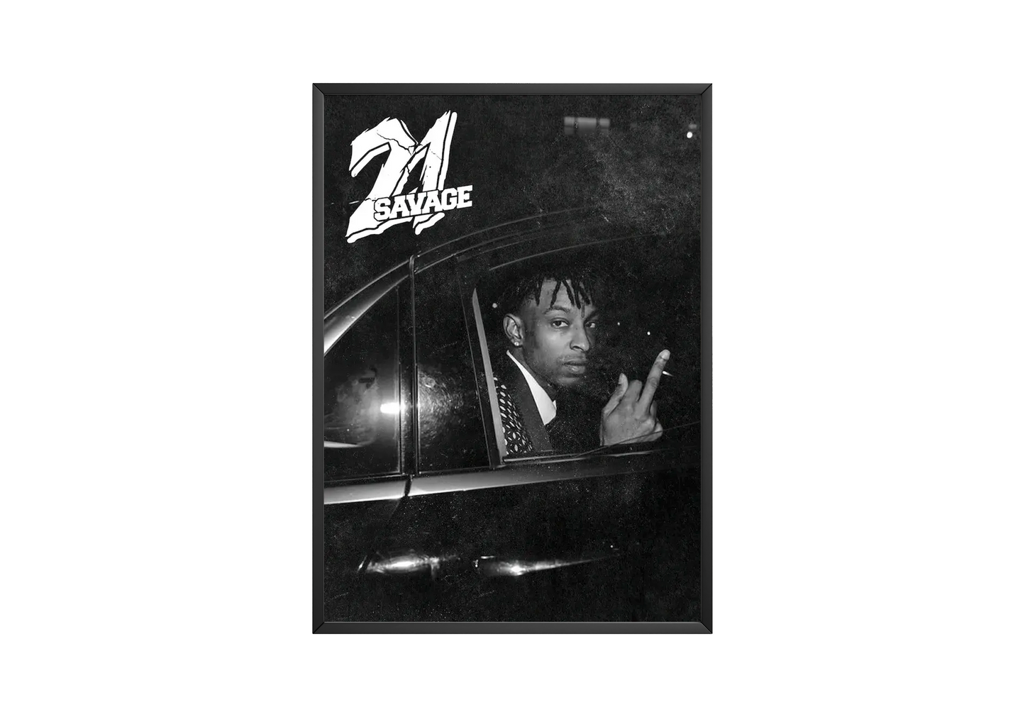 21 Savage - B&W Poster