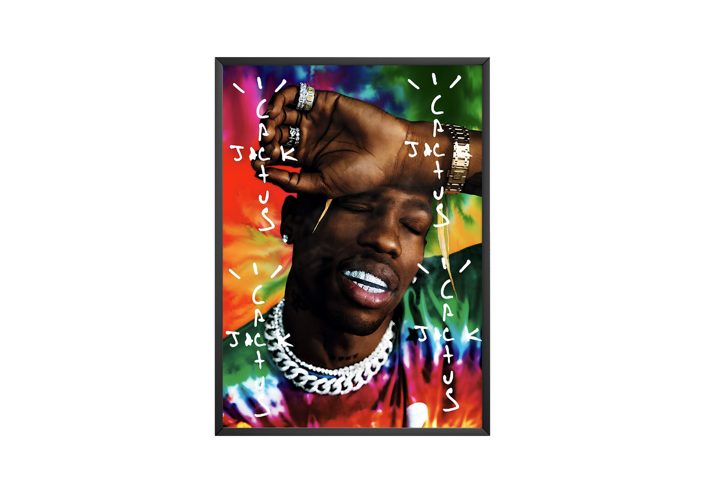 Travis Scott Cactus Jack Colours Poster