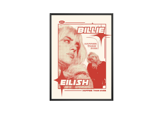 Billie Eilish 'Happier Than Ever' Poster