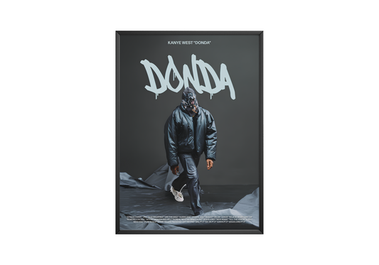 Kanye West 'DONDA' Masked Poster