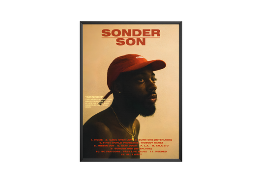 Brent Faiyaz 'Sonder Son' Tracklist Poster