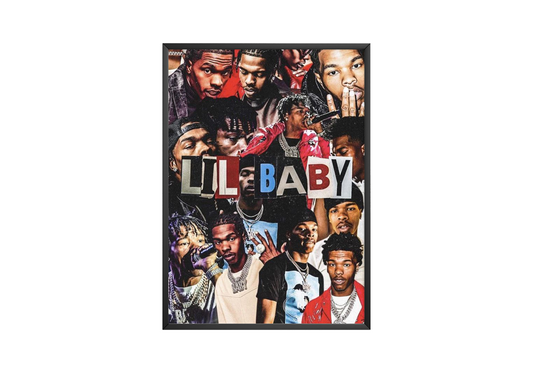 Lil Baby Collage Poster