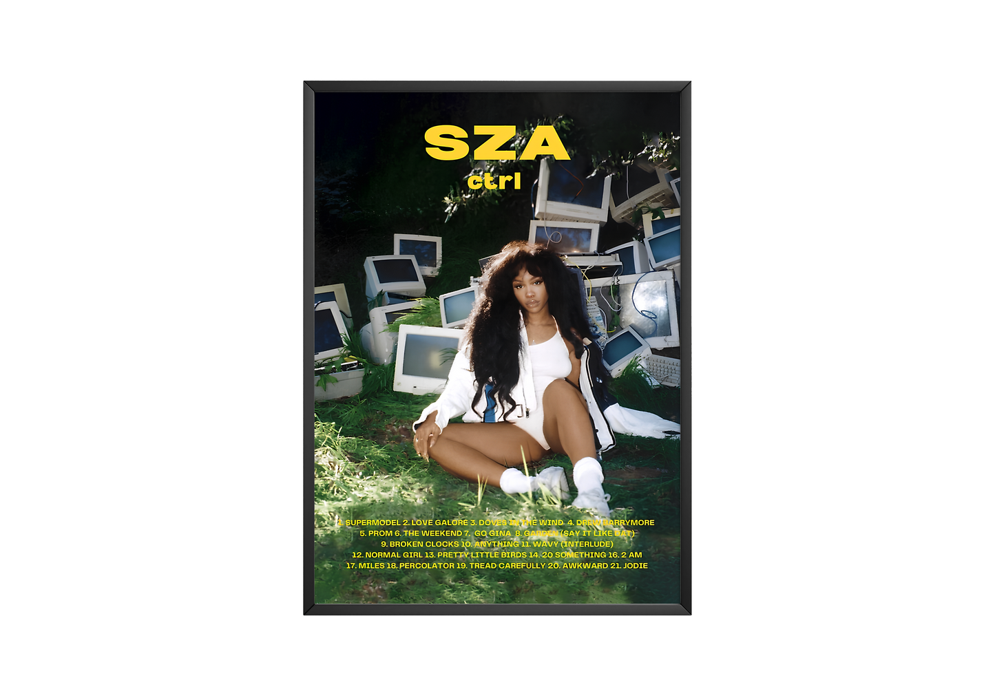 SZA 'CTRL' Tracklist Poster