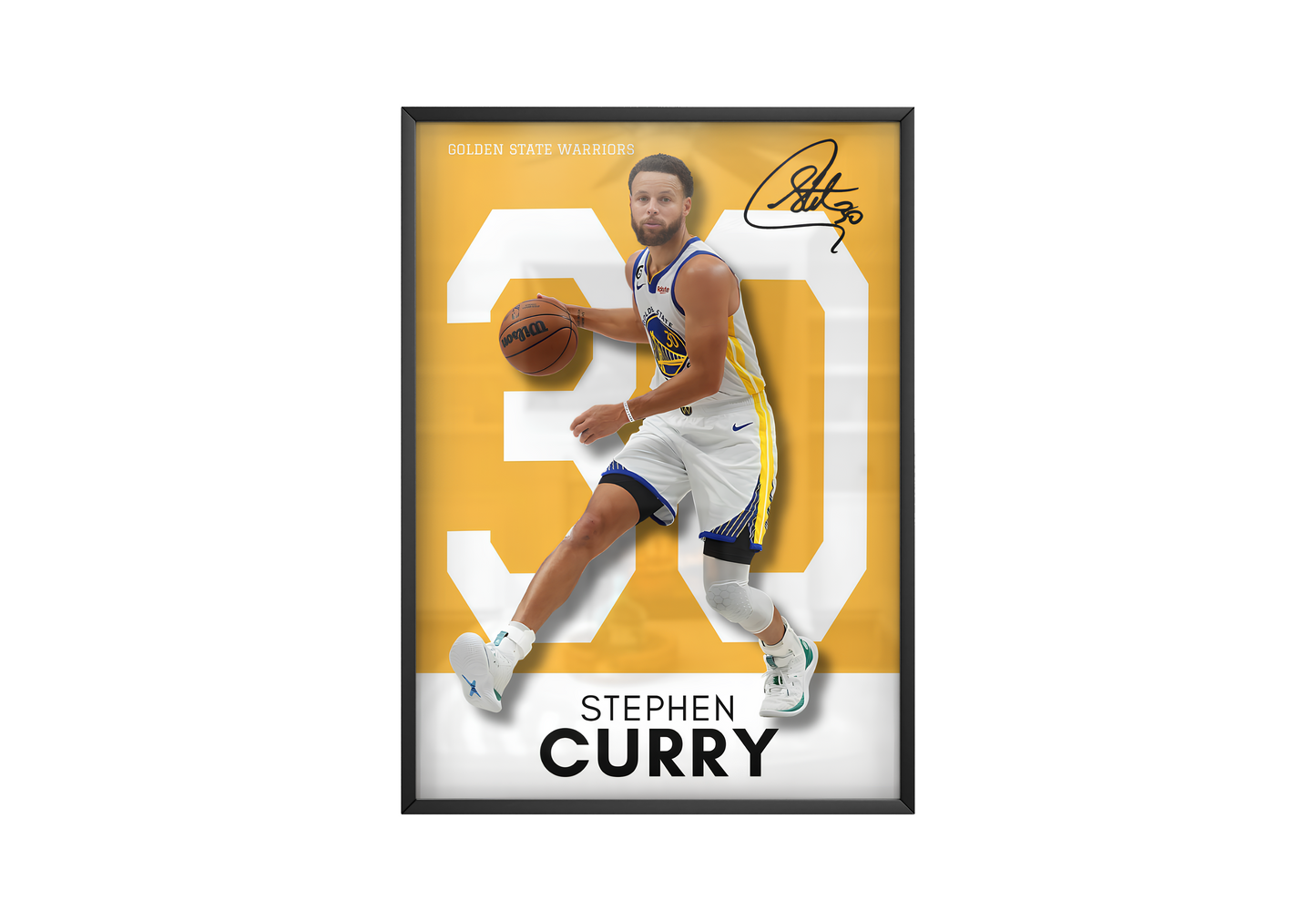 Steph Curry 'Signature' GSW Poster