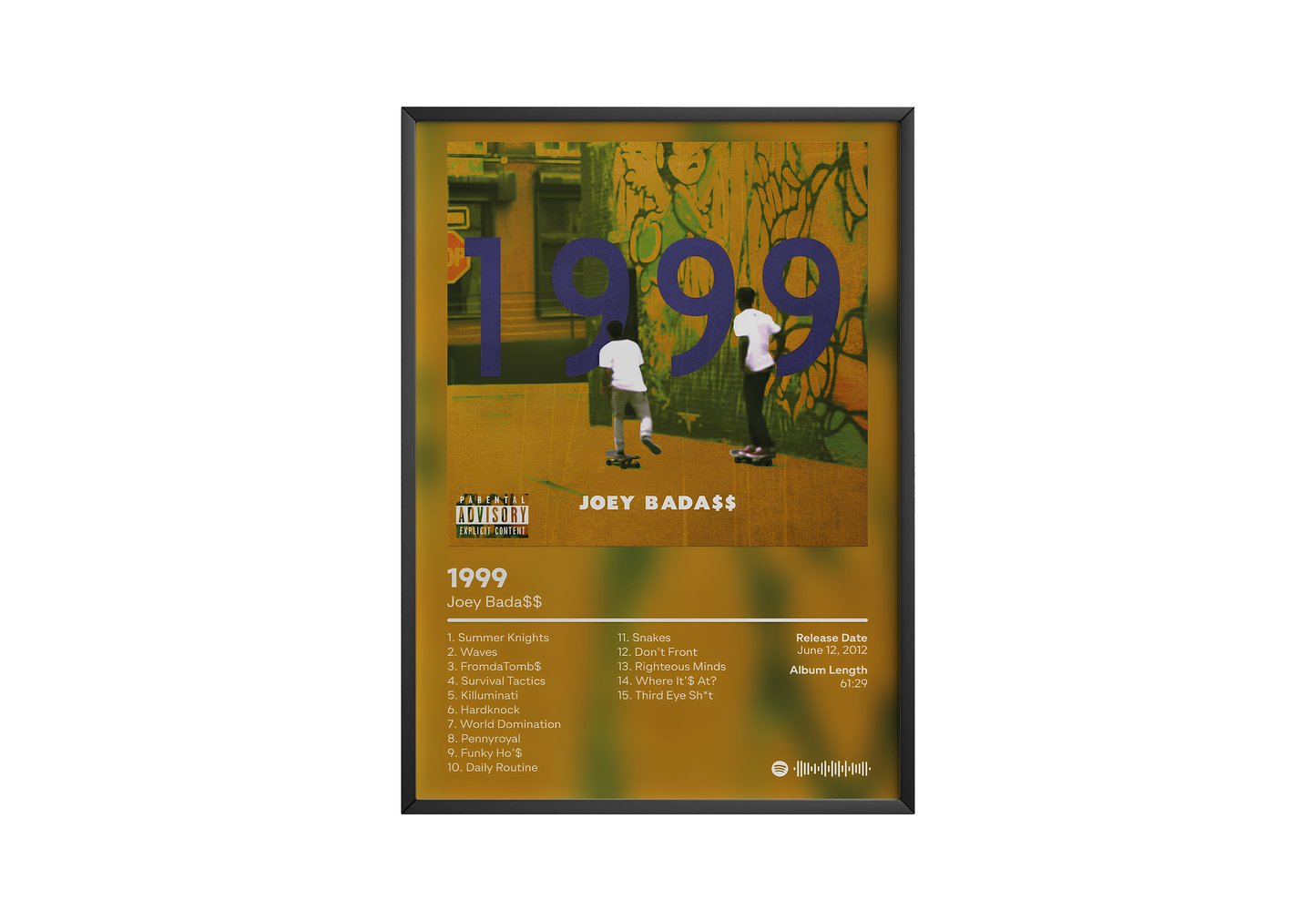 Joey Bada$$ '1999' Album Poster