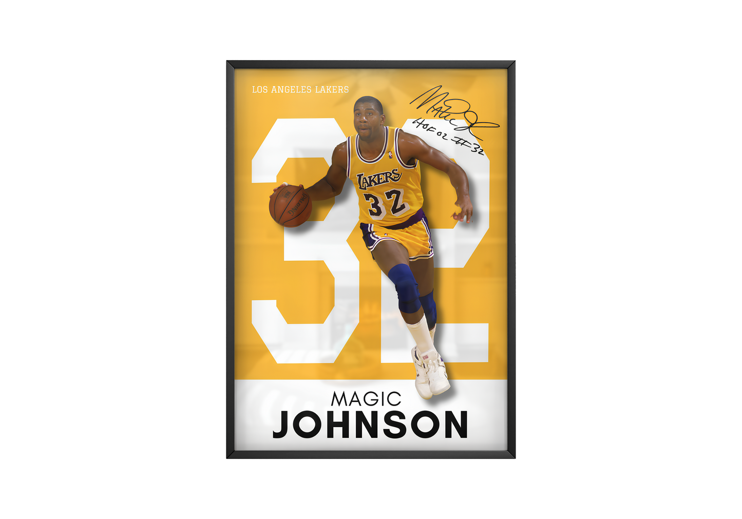 Magic Johnson 'Signature' LAL Poster