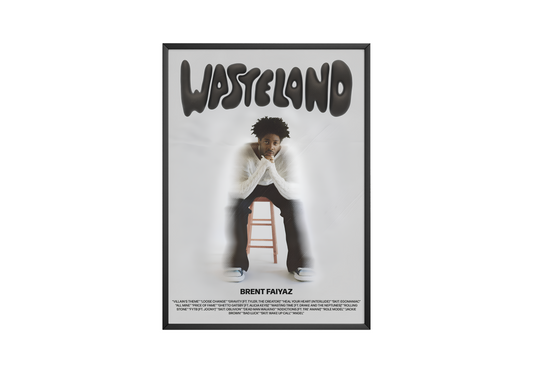 Brent Faiyaz 'Wasteland' Throne Poster