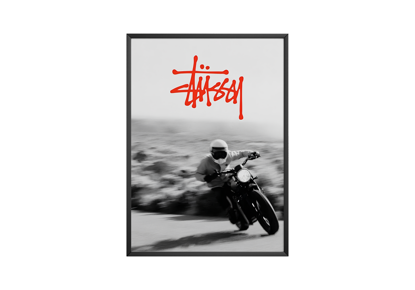 Stussy Motorbike Motion Poster