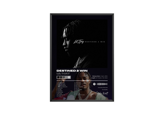 Lil Tjay 'Destined 2 Win' Album Poster