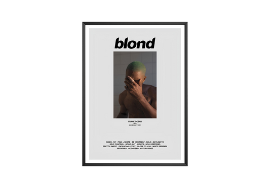 Frank Ocean 'Blond' Classic Poster