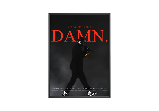 Kendrick Lamar 'DAMN' Showstopper Poster