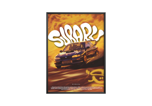 Subaru 22B Poster