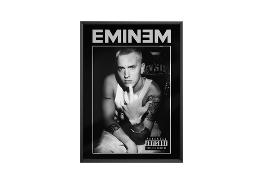 Eminem 'Advisory' B&W Poster