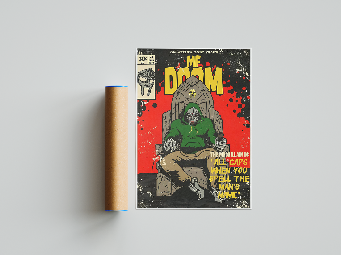 MF Doom 'Comic' Poster