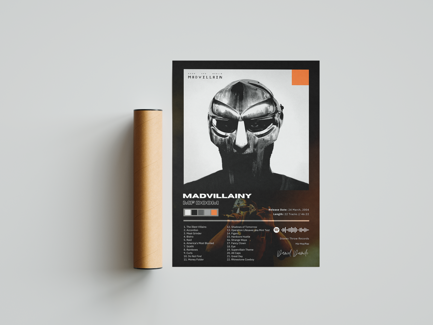 MF DOOM 'Madvillainy' Album Poster