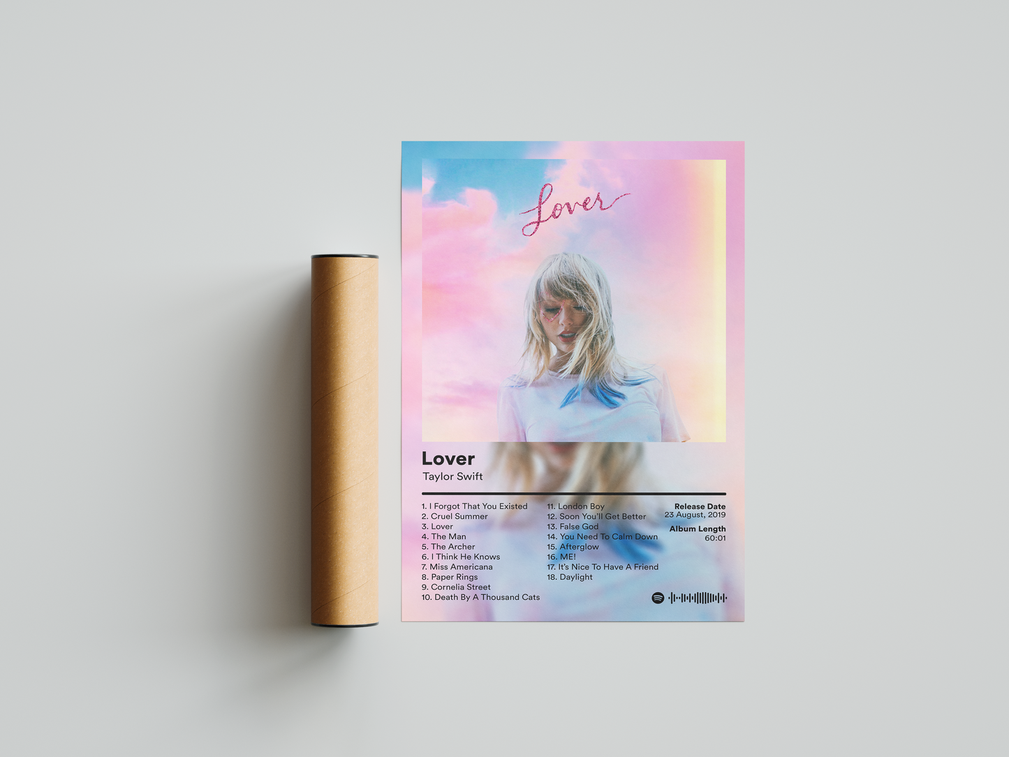 Taylor Swift 'Lover' Album Poster